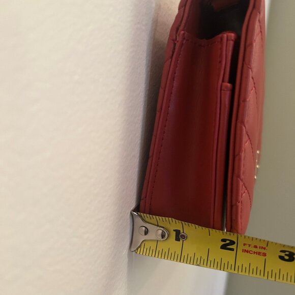 NEW (NWOT) Bebe Mini Sophia Crossbody Bag, rust color w/ goldtone hardware - Picture 11 of 15